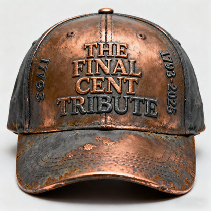 1793 - 2025 Penny Retirement Commemorative Retro Baseball Cap