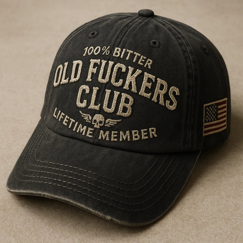 “Old Fuckers Club-Vintage Baseball Cap“