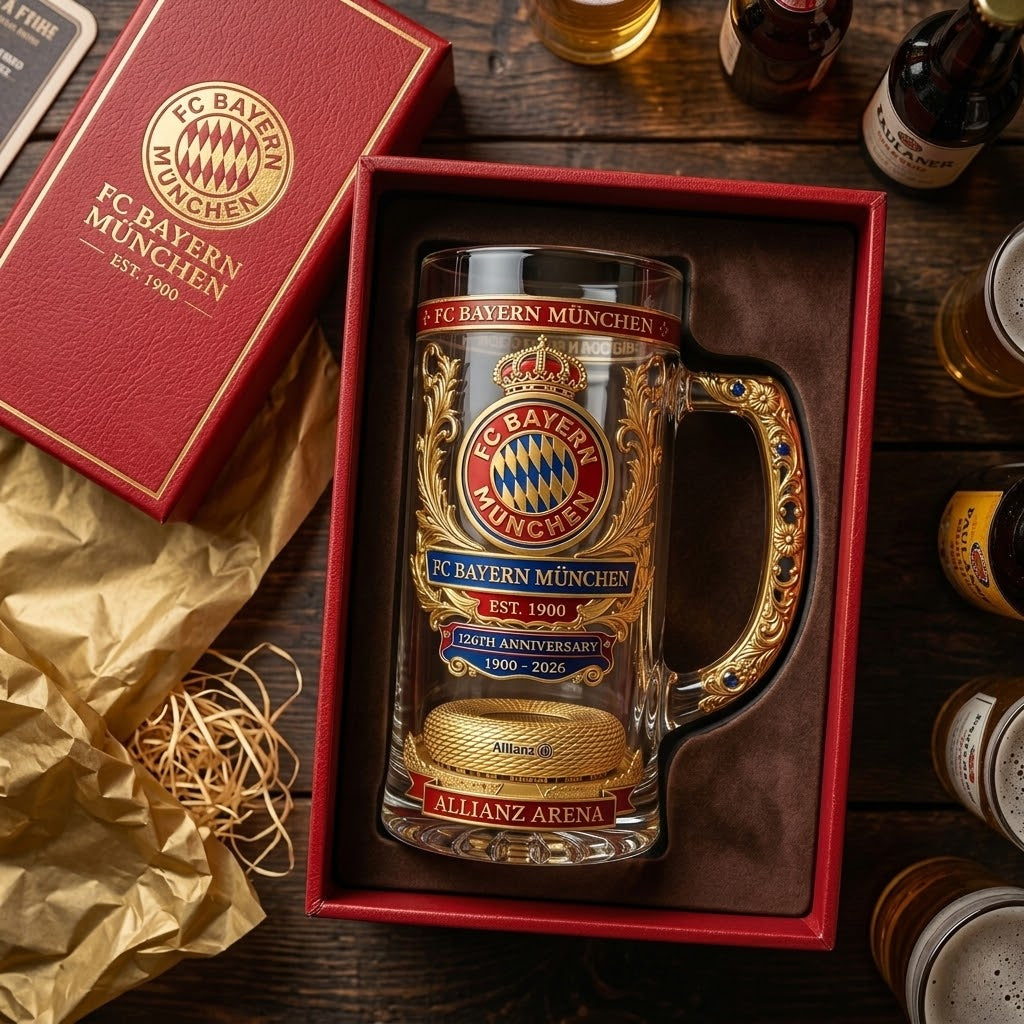 FC Bayern München 126th Anniversary Beer Stein